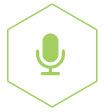 Presentation microphone icon